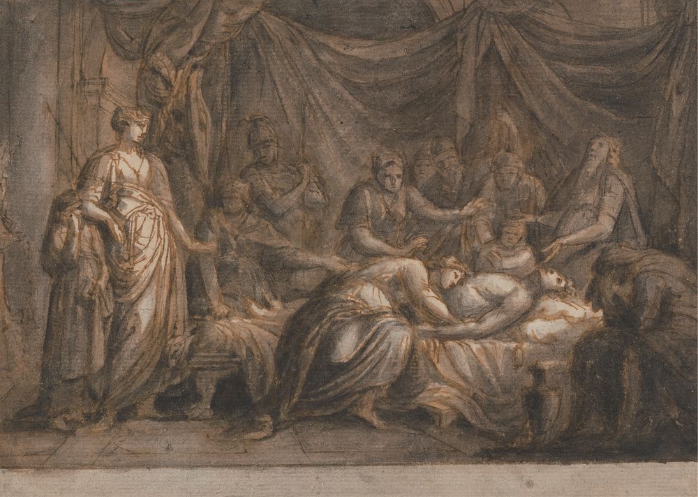 Andromache Mourning the Death of Hector by Gavin Hamilton