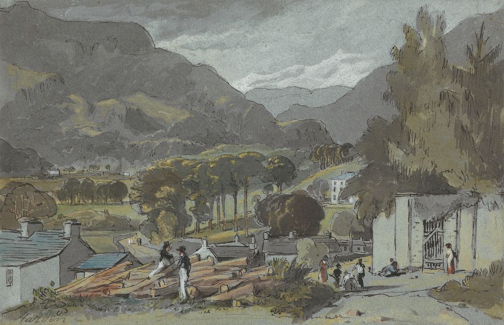 From the Church Hill, Ambleside by John Harden