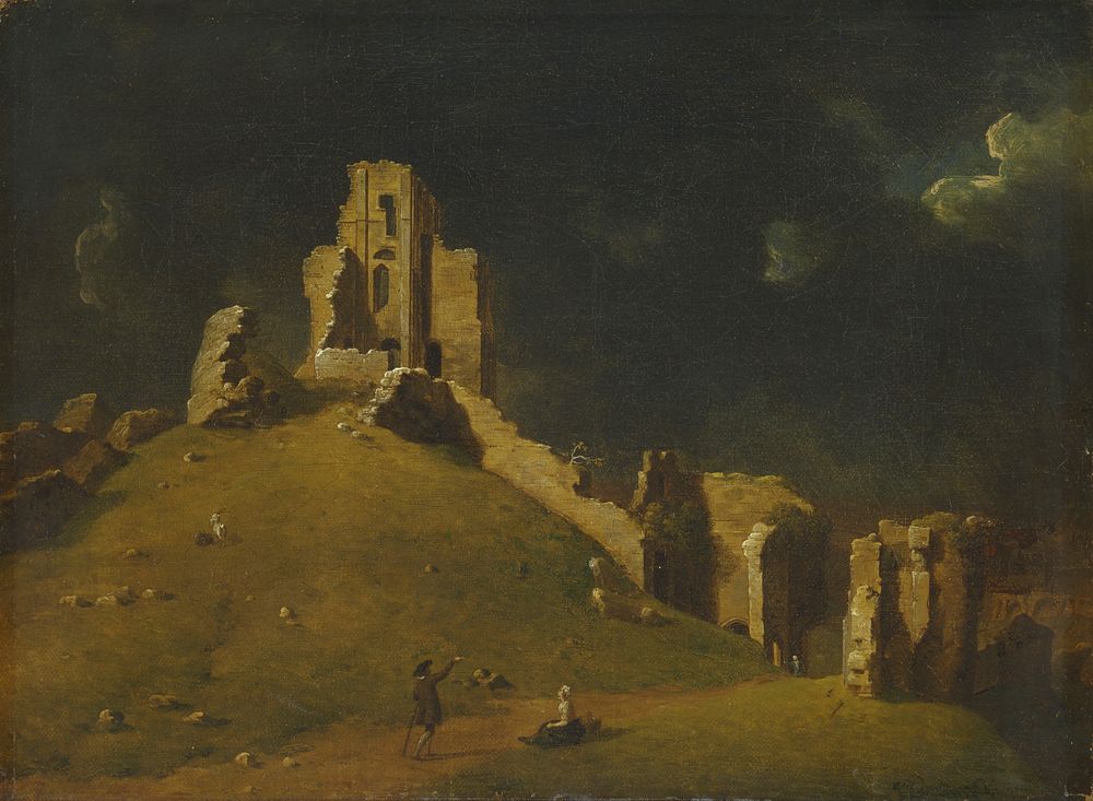 Corfe Castle, Dorset by John Inigo Richards