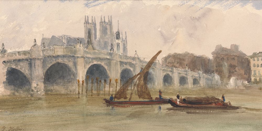 Westminster Bridge and the Abbey