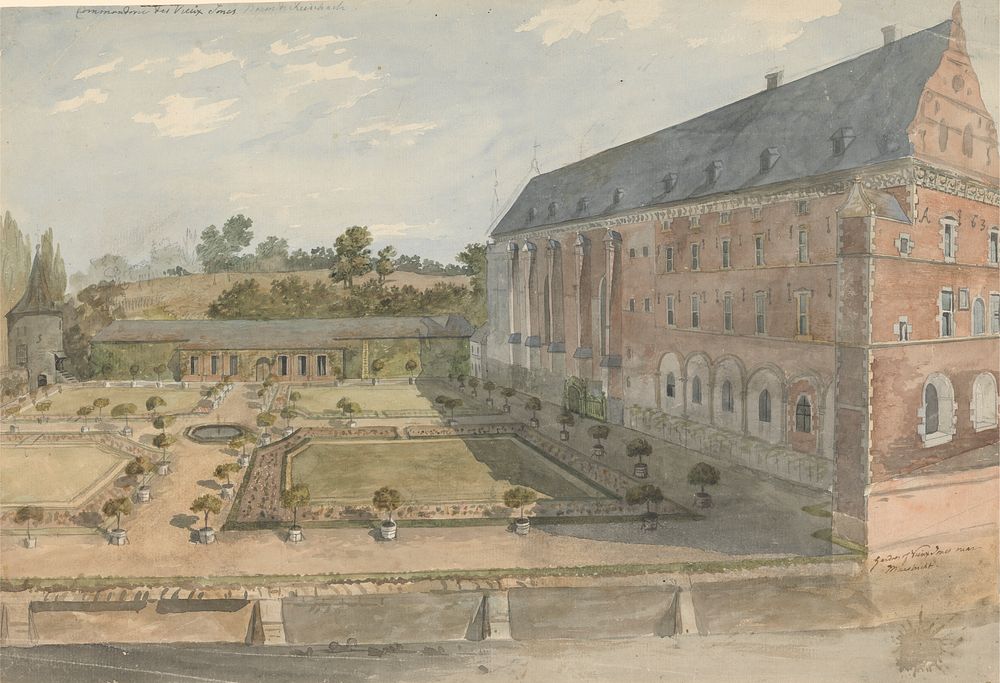 Garden of Vieux Joncs near Maestricht by Charles Gore