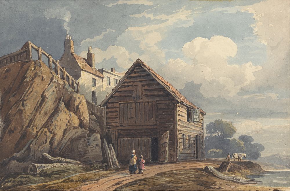Landscape with a Boatshed