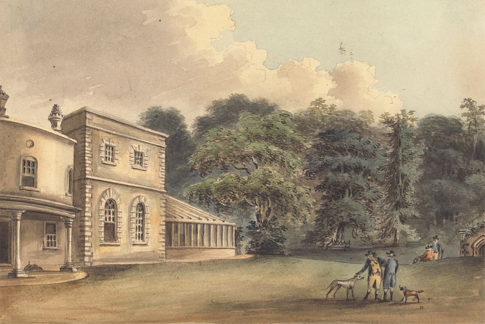 Pit-Palace, Epsom, The Seat of Thomas Jeudwine, Esq. by John Hassell