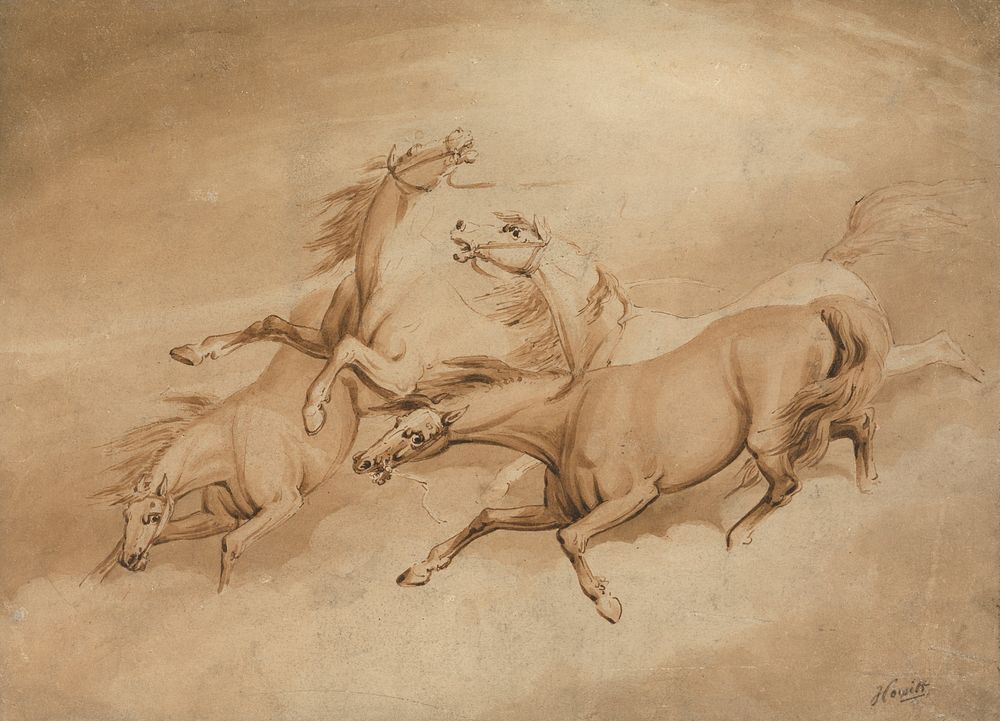 Four Galloping Horses