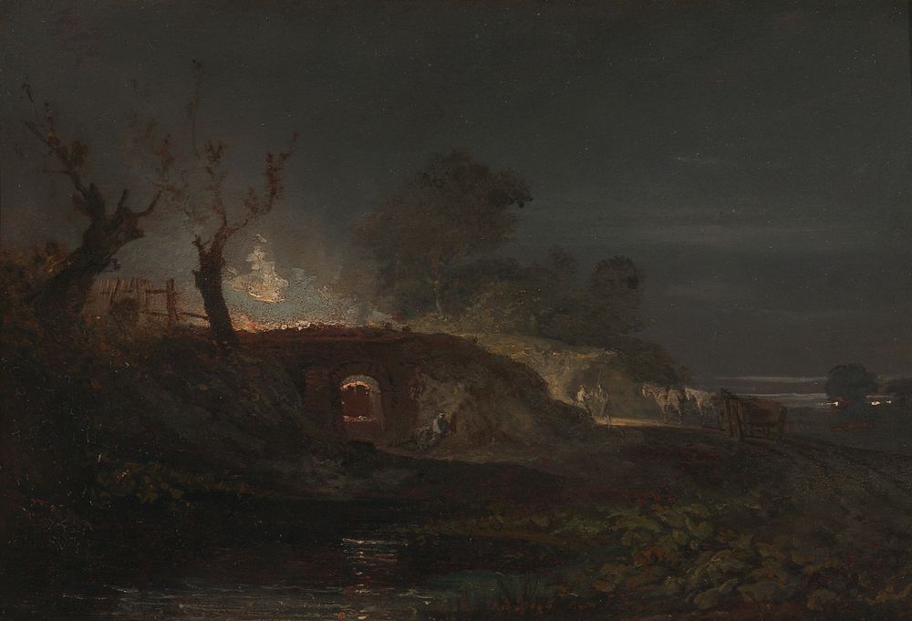 Limekiln at Coalbrookdale by Joseph Mallord William Turner