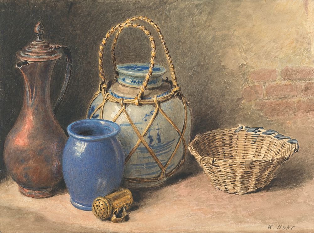 Still Life with a Ginger Jar by William Henry Hunt