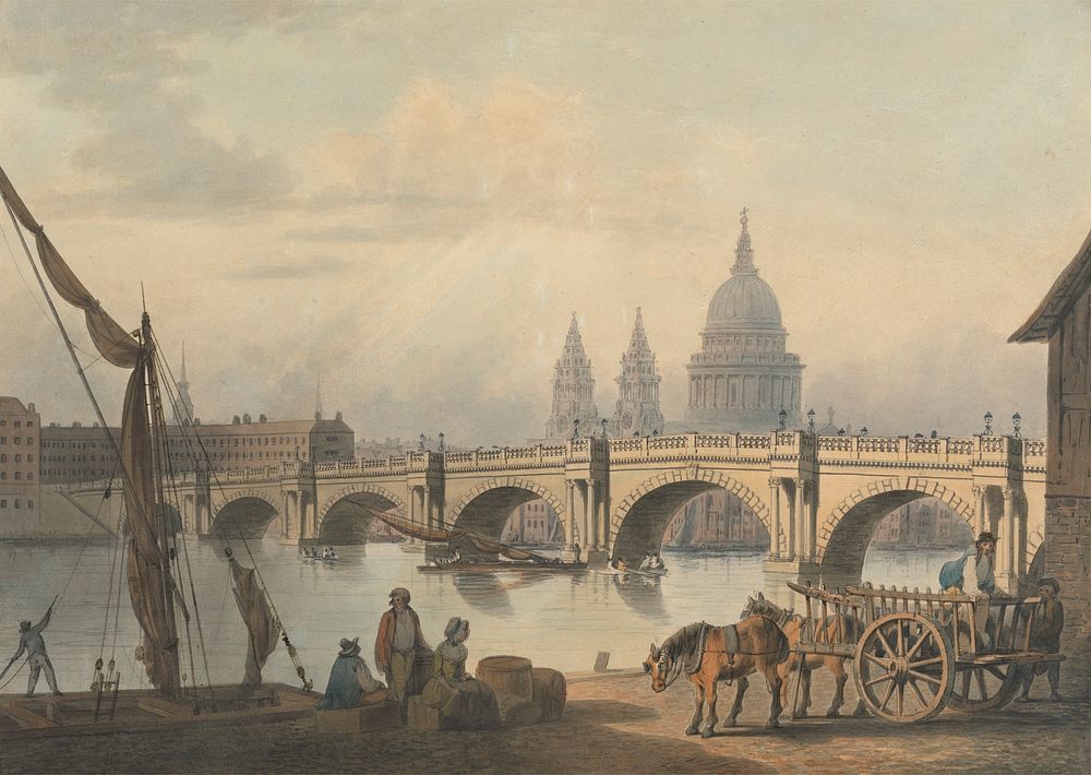 Blackfriars Bridge and St. Paul's