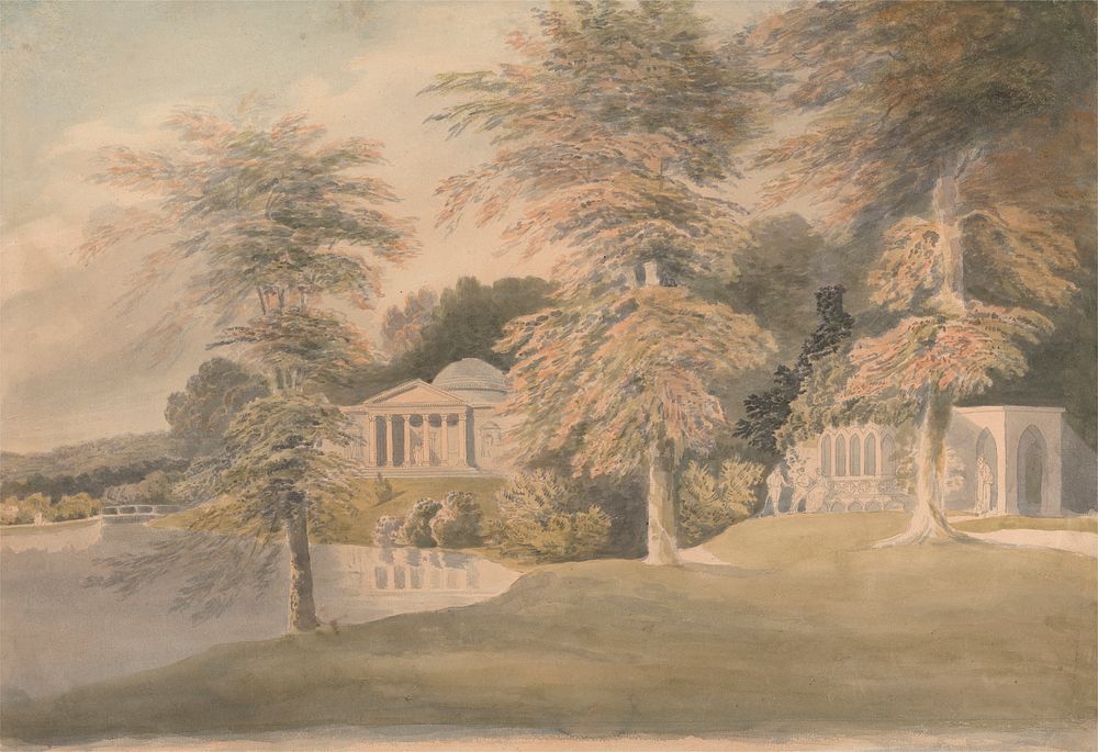 Stourhead, Wiltshire, After Francis Nicholson 