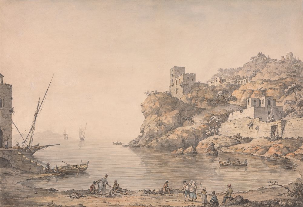 The Coast Near Naples by William Marlow