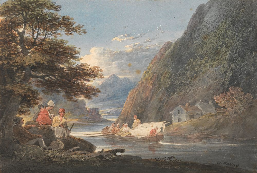 On the River Tivy, near Cardigan, Wales by William Payne