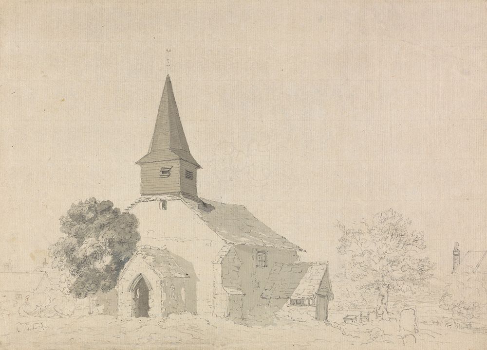 Capel Church, Near Dorking, Surrey by John Monro