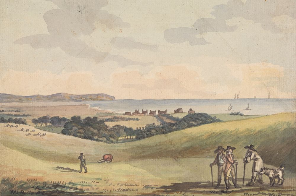 Eastbourne from Lord G.: Cavendish's Seat in the Park by John Nixon