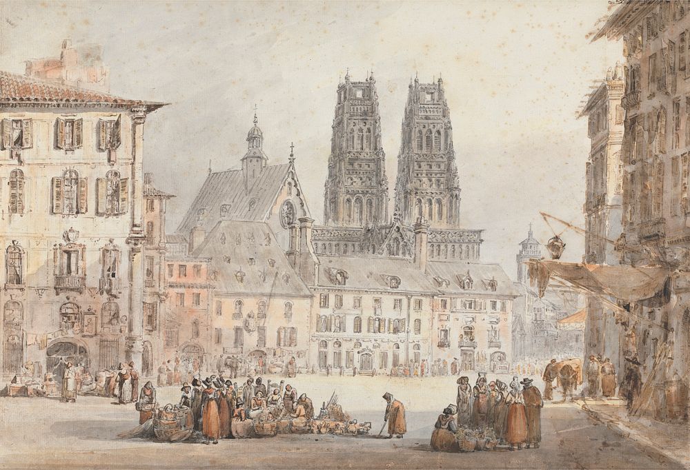 Rouen, attributed to Amelia Long