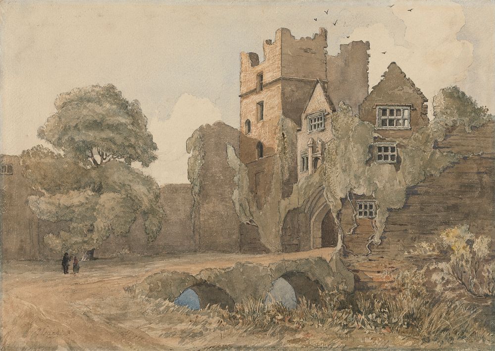 The Keep and Gate, Ludlow Castle, Shropshire by Thomas Lound