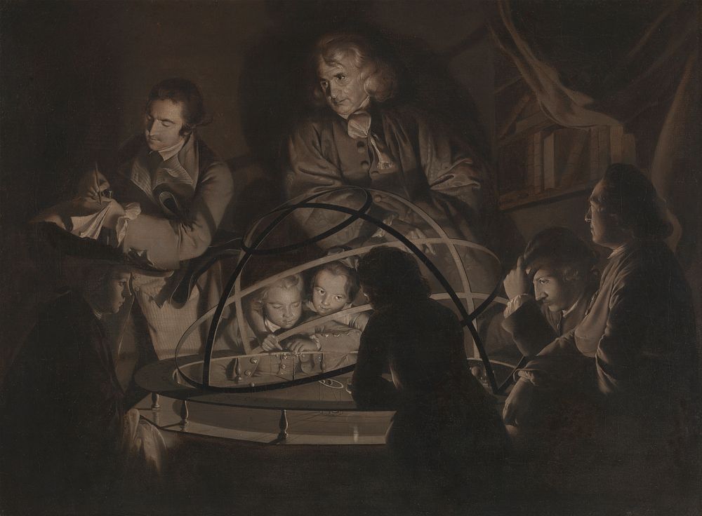 Philosopher Giving a Lecture on the Orrery by Joseph Wright of Derby