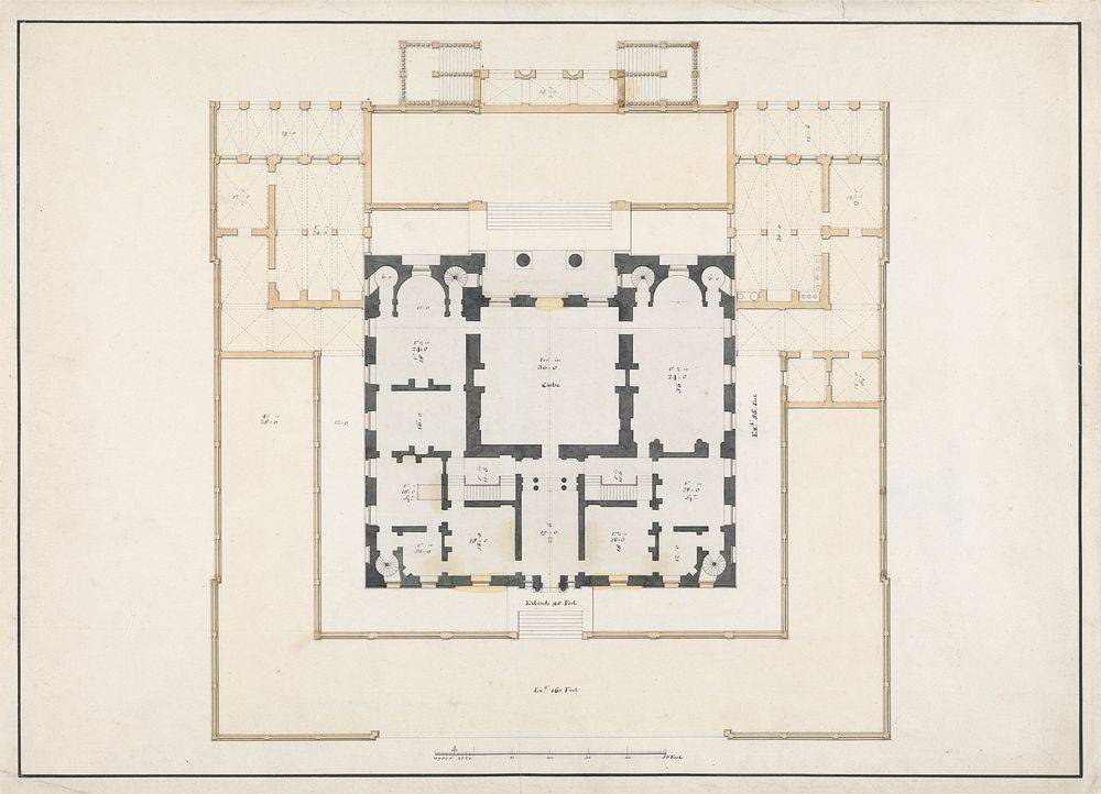 Unidentified Country House: Ground Floor Plan