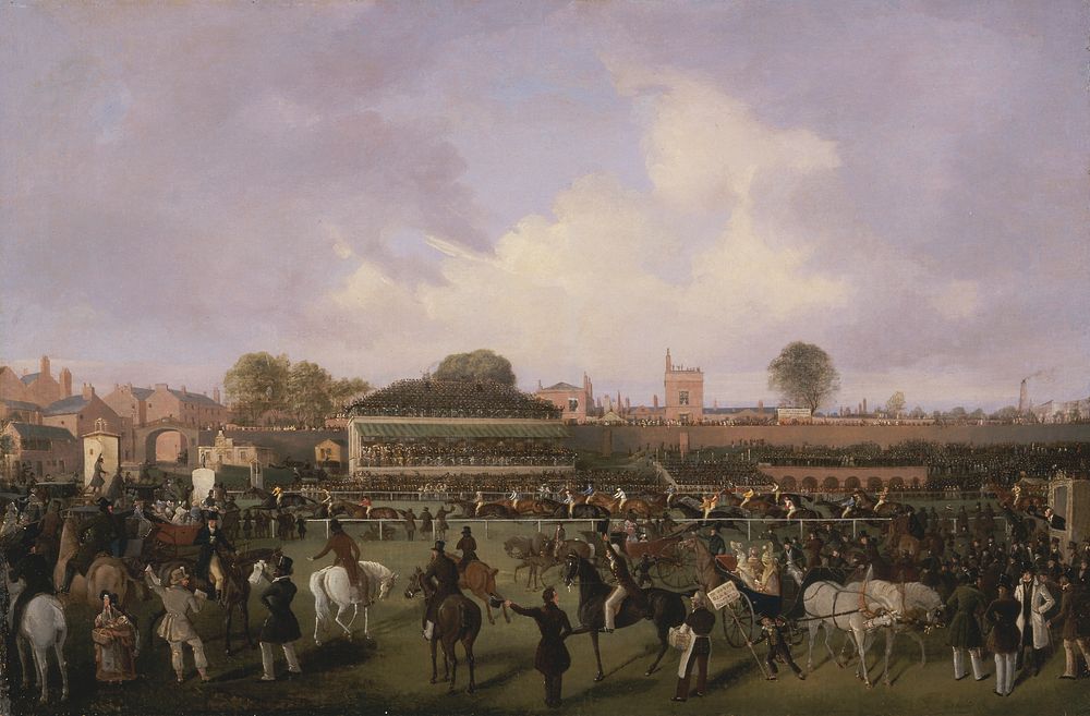 Lord Westminster's Cardinal Puff, with Sam Darling Up, Winning the Tradesman's Plate, Chester by William Tasker