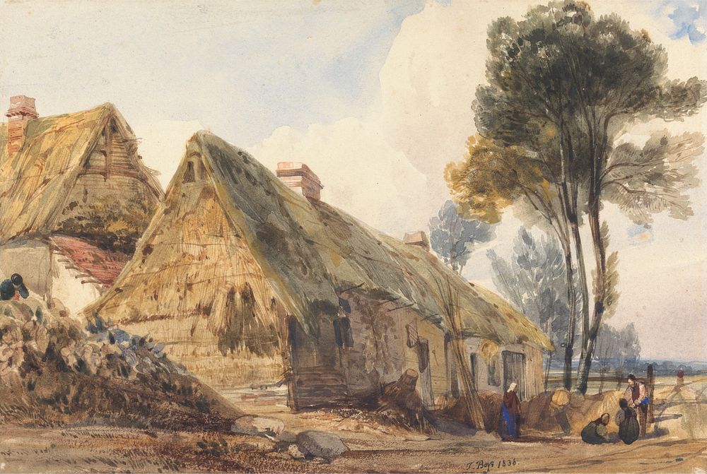 View at Swiss Cottage, London by Thomas Shotter Boys
