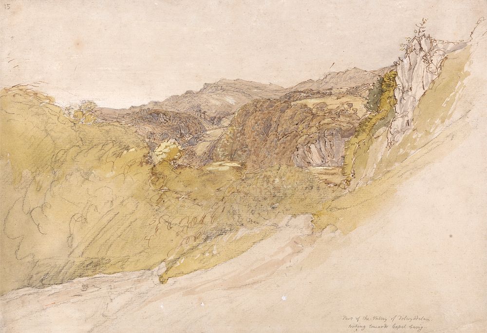 The Valley of Dolwyddelan by Samuel Palmer