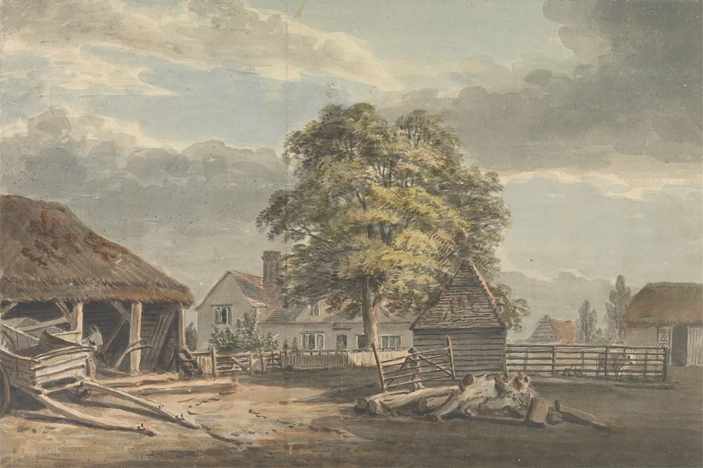 The Woodyard, Great Windsor Park by Paul Sandby