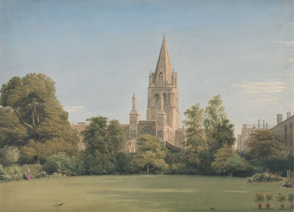 View from the Dean's Garden, Christ Church, Oxford
