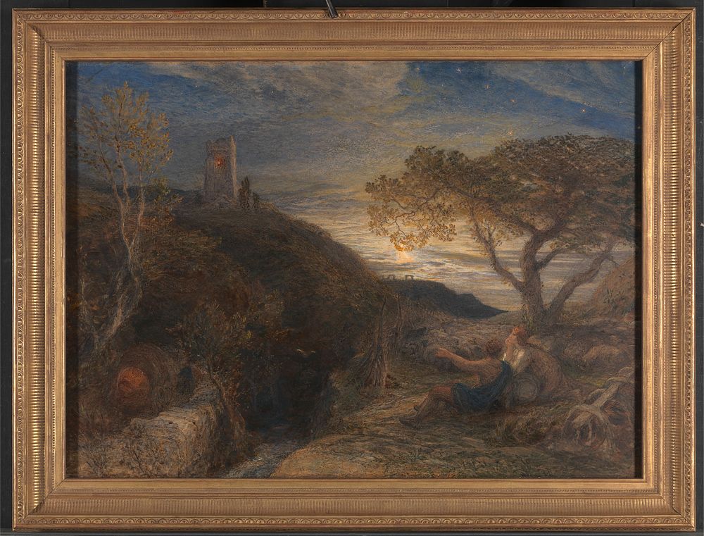 The Lonely Tower by Samuel Palmer