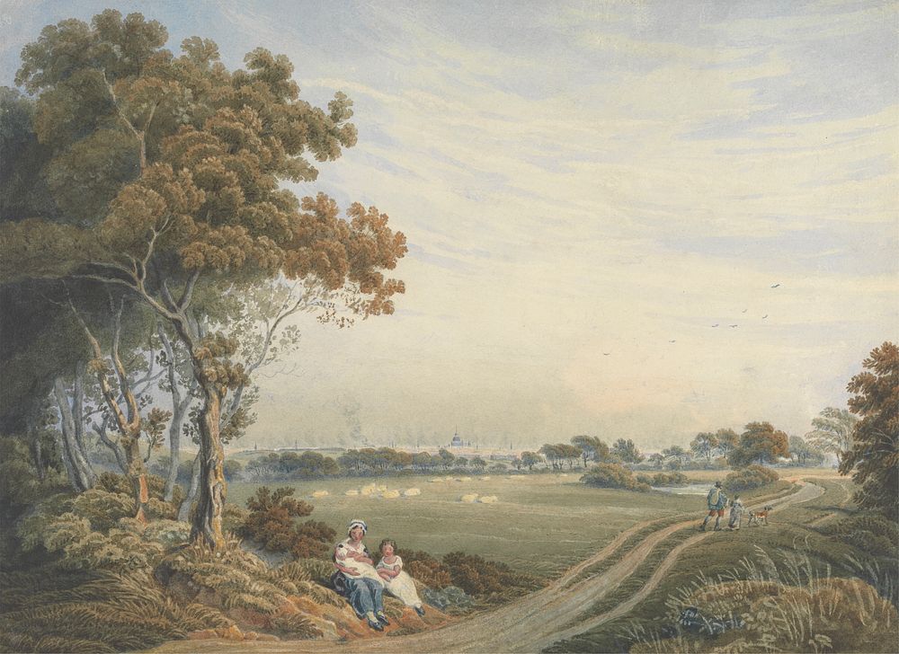 A Distant View of the City of London from St. John's Wood