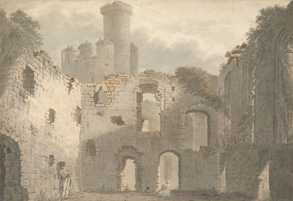 Conway Castle, a View of the Interior