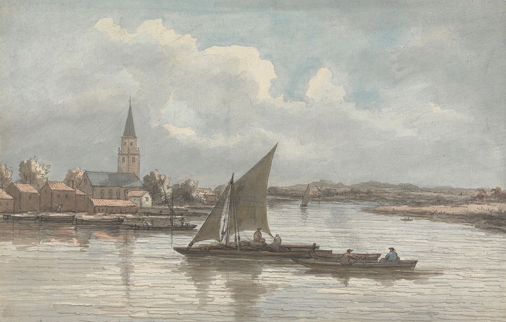 View on the Thames at Batersea by William P. Sherlock