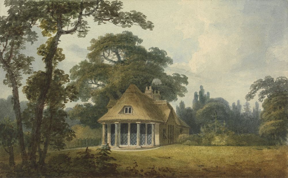 A Summer House with Full-length Lattice Windows by Humphrey Repton