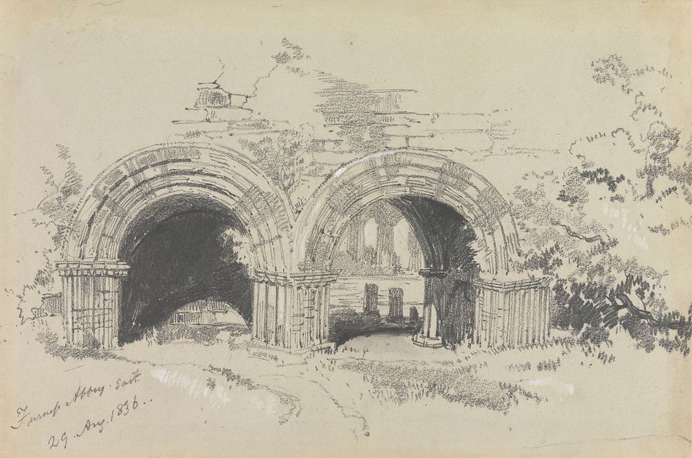 Furness Abbey East, 29 August 1836