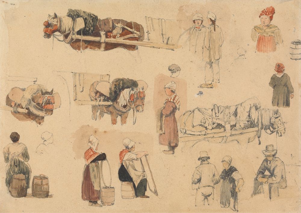 Sketches of Peasants and Work-Horses