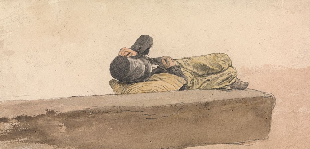 A Boy Lying Down by Joseph Stannard