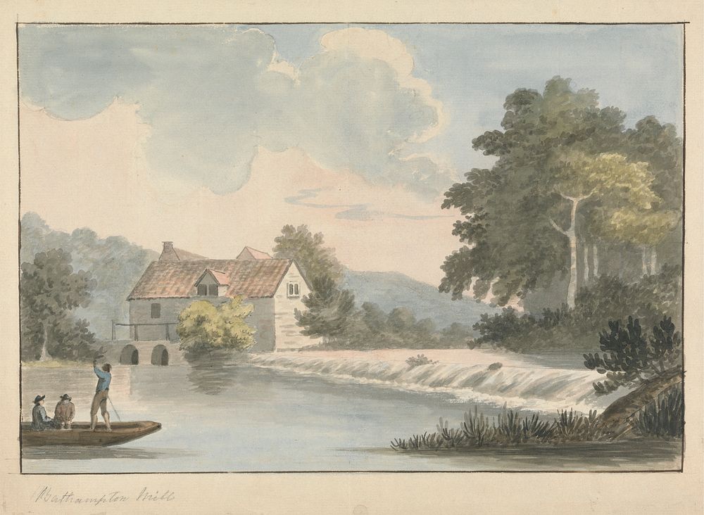 Bathampton Mill by Edward Francis Burney
