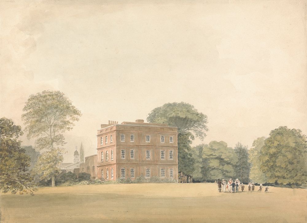 Side View of Ayot House, Hertfordshire