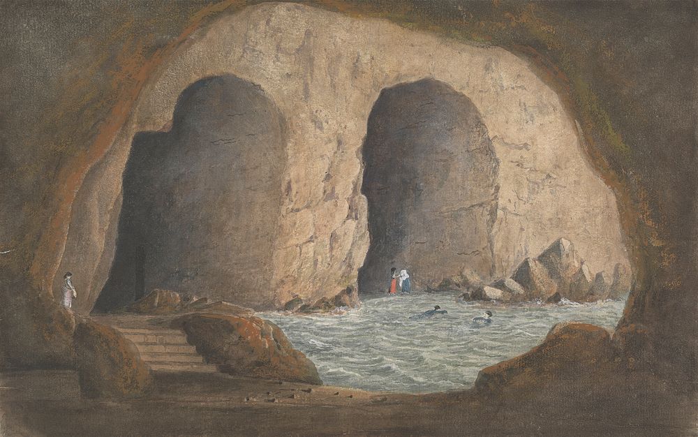 View of the Caves of Syrini - Sorrento/ Bay of Naples