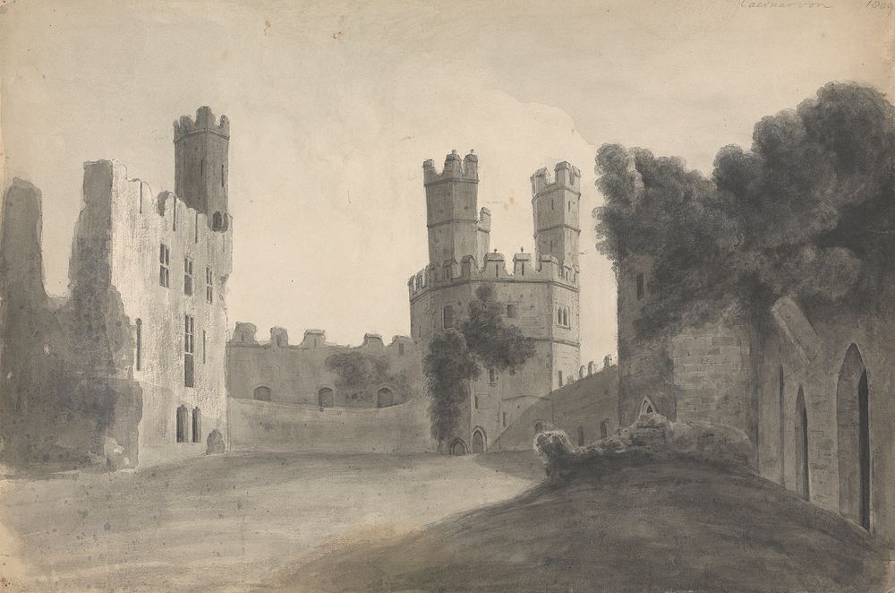Caernarvon (Castle) by Isaac Weld