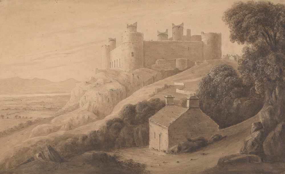 Harlech Castle by Isaac Weld
