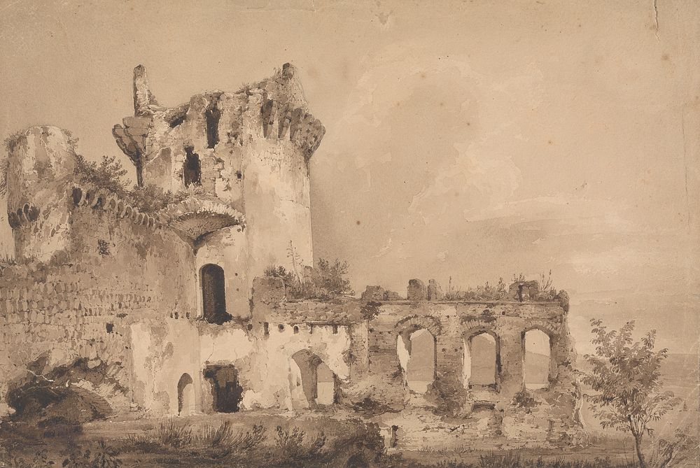 Ruins (Roman?) by Isaac Weld
