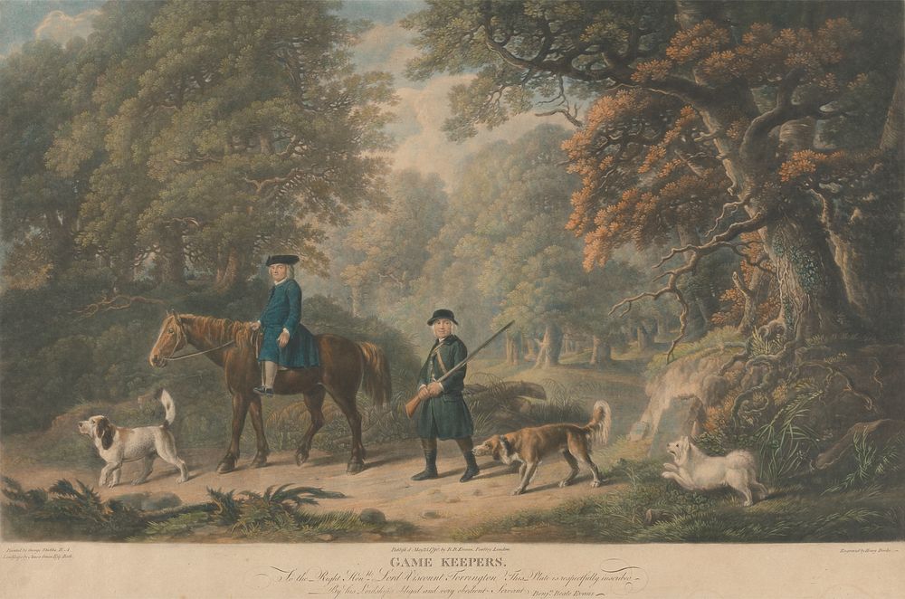 Game Keepers. To the Right Honorable. Lord Viscount Torrington