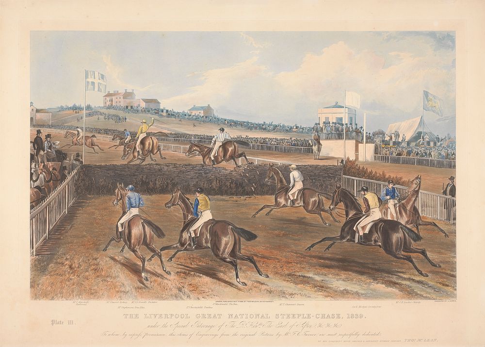 One of a set of four: The Liverpool Great National Steeple-Chase