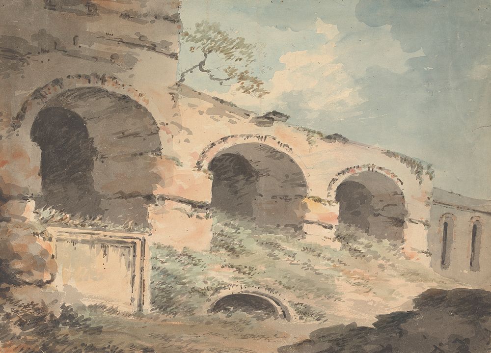 Ruin with Three Arches by William Sawrey Gilpin