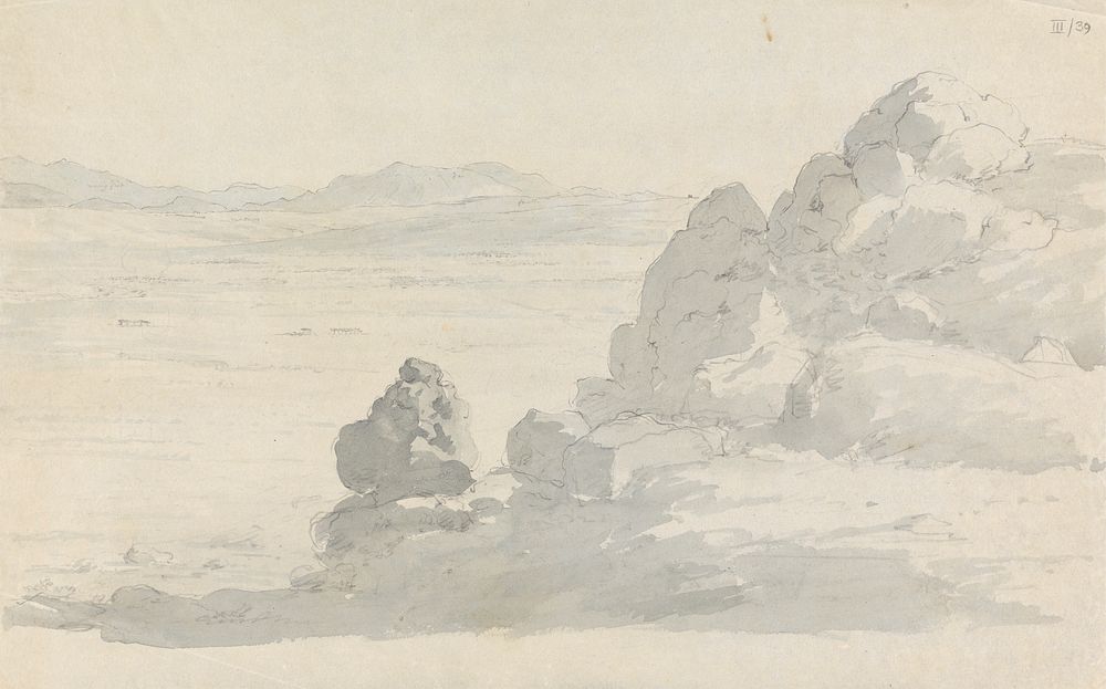 Rocky Landscape by Sir Robert Smirke the younger