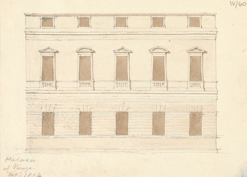 Palace at Vincenza by Sir Robert Smirke the younger