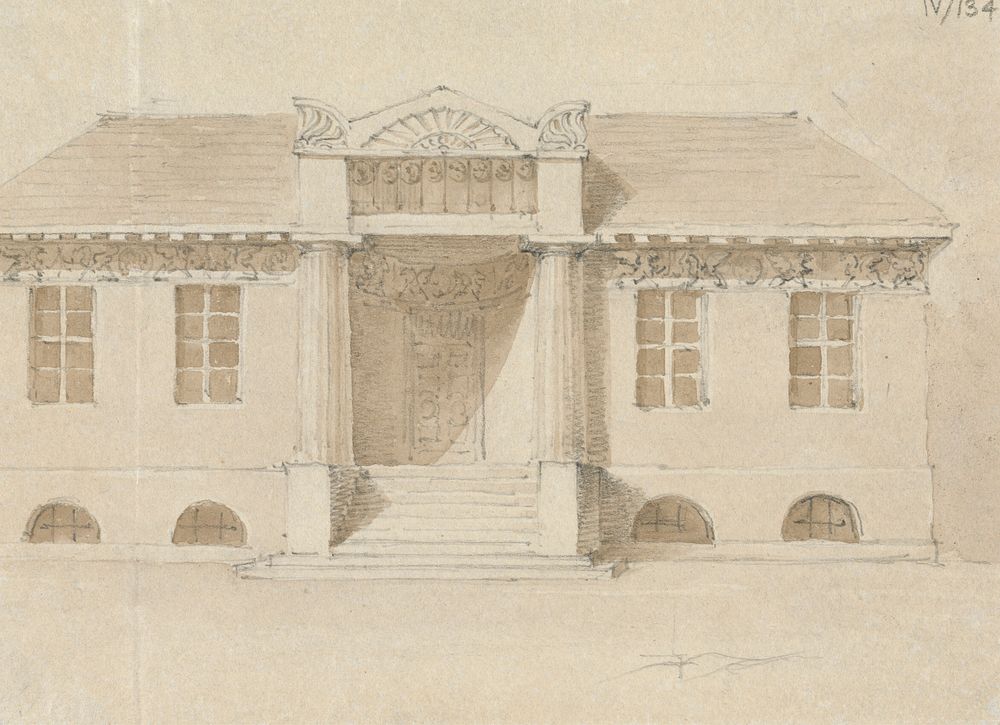 Sketch of a Public Building by Sir Robert Smirke the younger