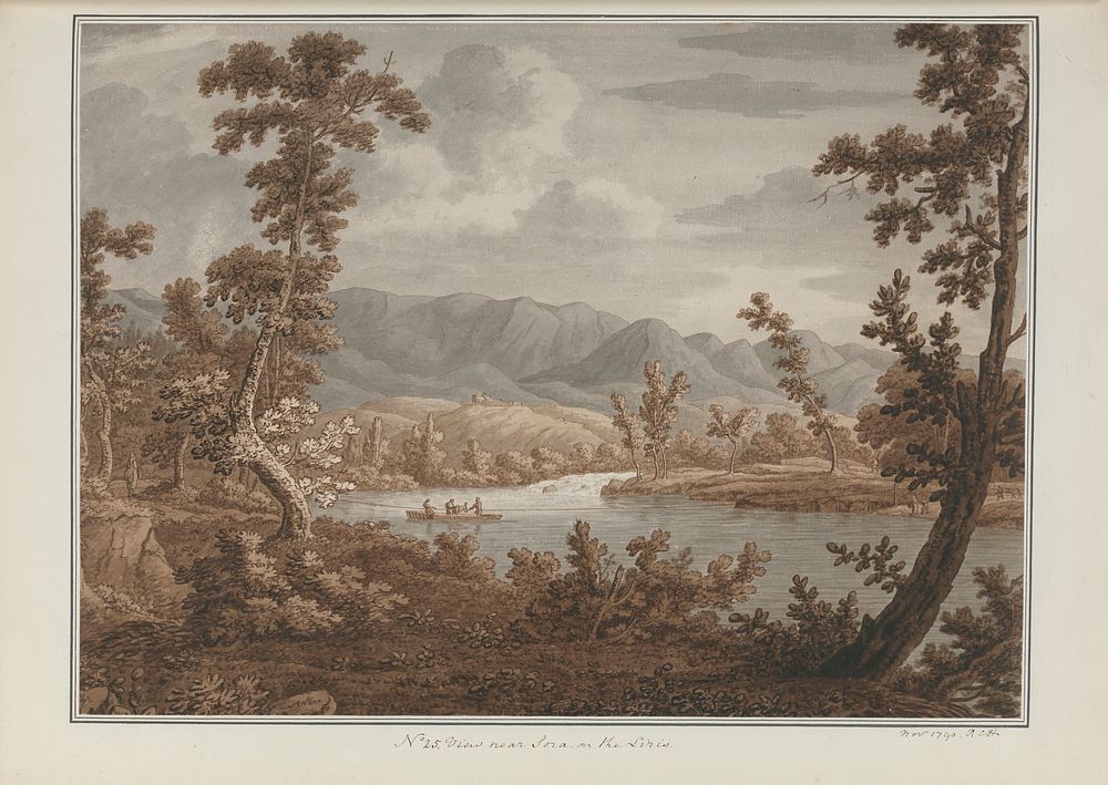 View near Sora on the Liris by Sir Richard Colt Hoare