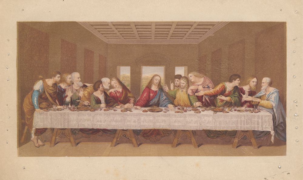 The Last Supper made by Bradshaw & Blacklock, active ca.1850, Britishafter Leonardo da Vinci, 1452&ndash;1519, Italian