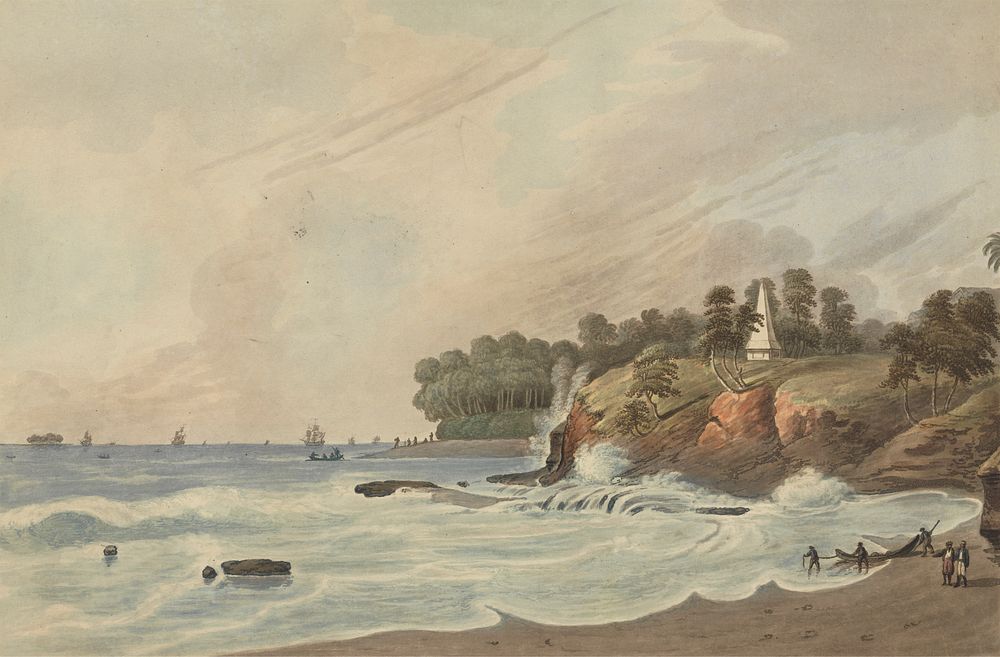 King's Cliff and Rat Island, Fort Marlborough, Benkulen, Sumatra, 1799