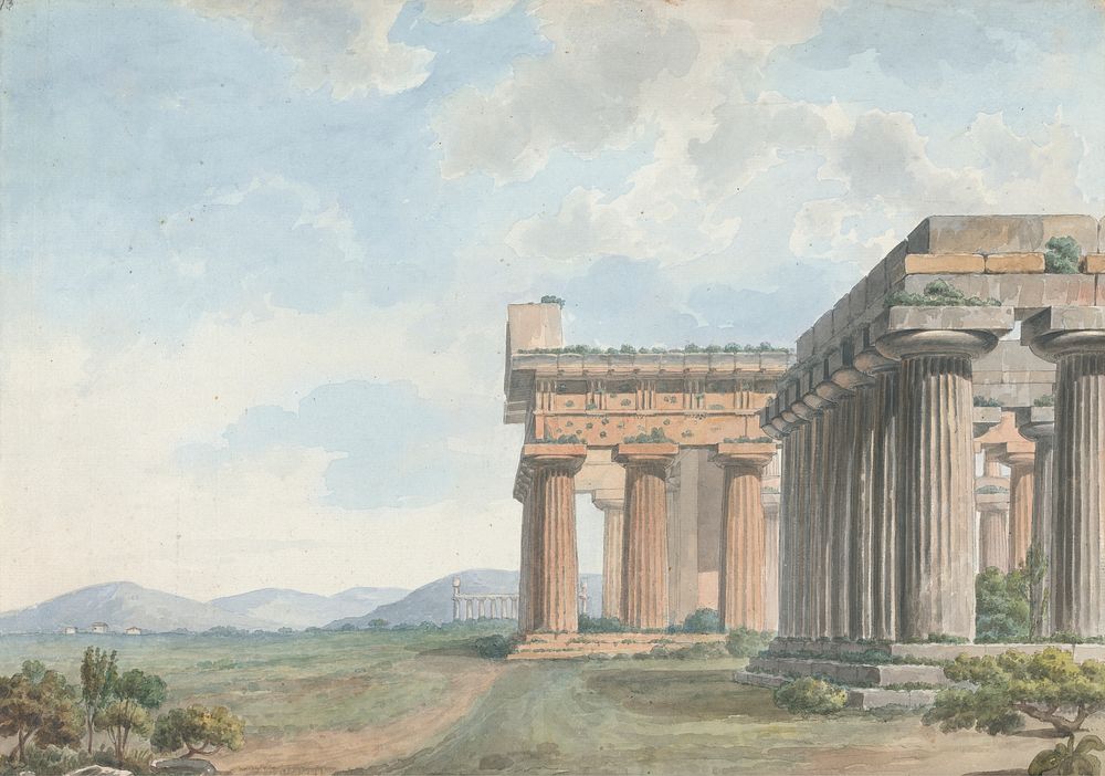Views in the Levant: Temple Ruins at Paestum