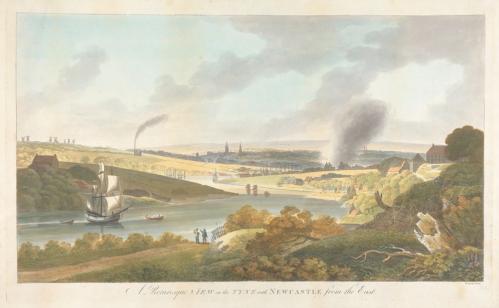 A Pictoresque View on the Tyne with Newcastle from the East